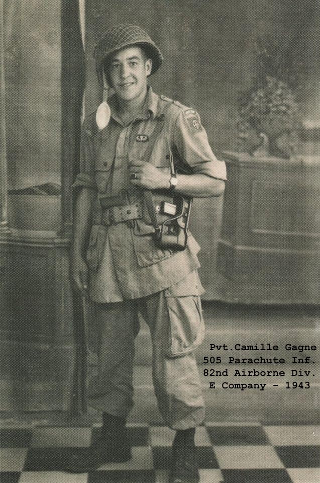 Pvt. Camille E. Gagne - E Co.